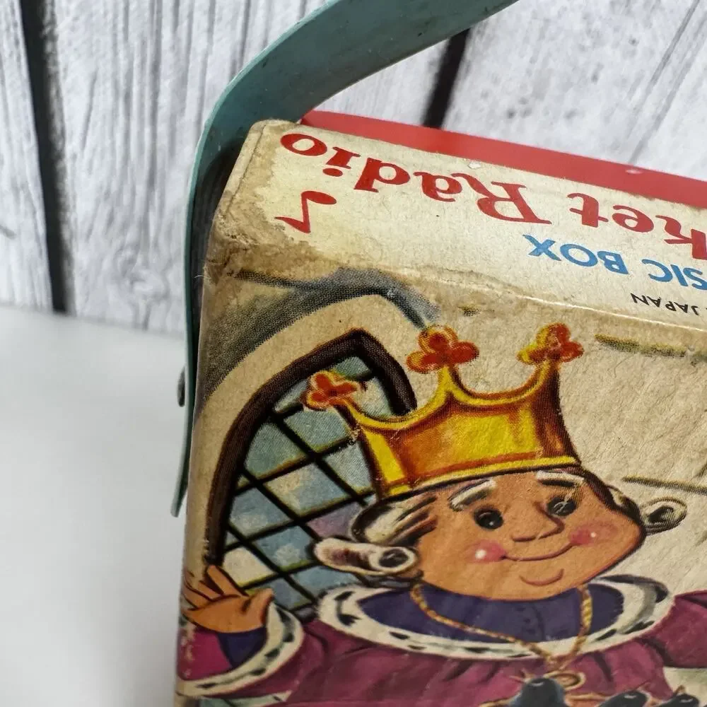 VTG Fisher-Price Pocket Radio Music Box Sing a Song of Sixpence 1967 Wind Up